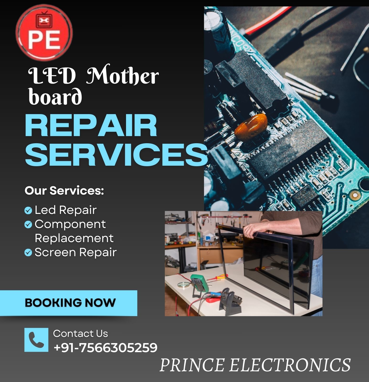 LED Motherboard Repair Services in Indore